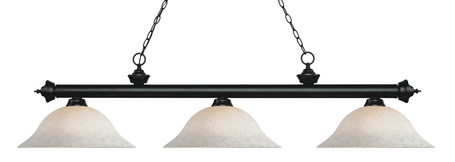 Z-LITE, RIVIERA 3 LIGHT BILLIARD, LINEAR LIGHT