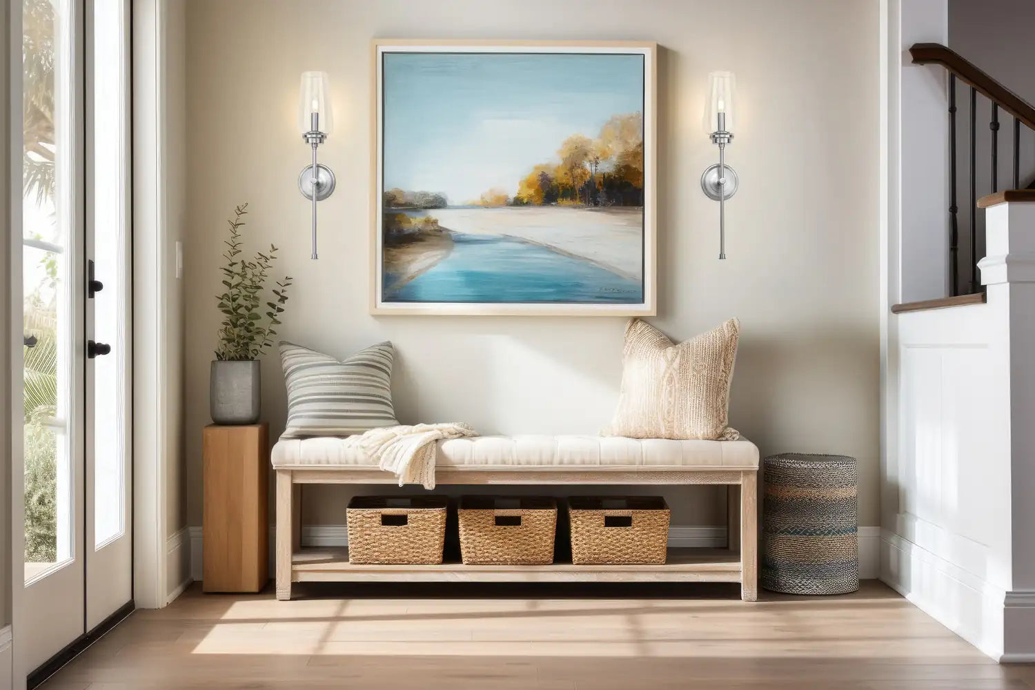 Z-LITE, CLARA WALL SCONCE, WALL SCONCES