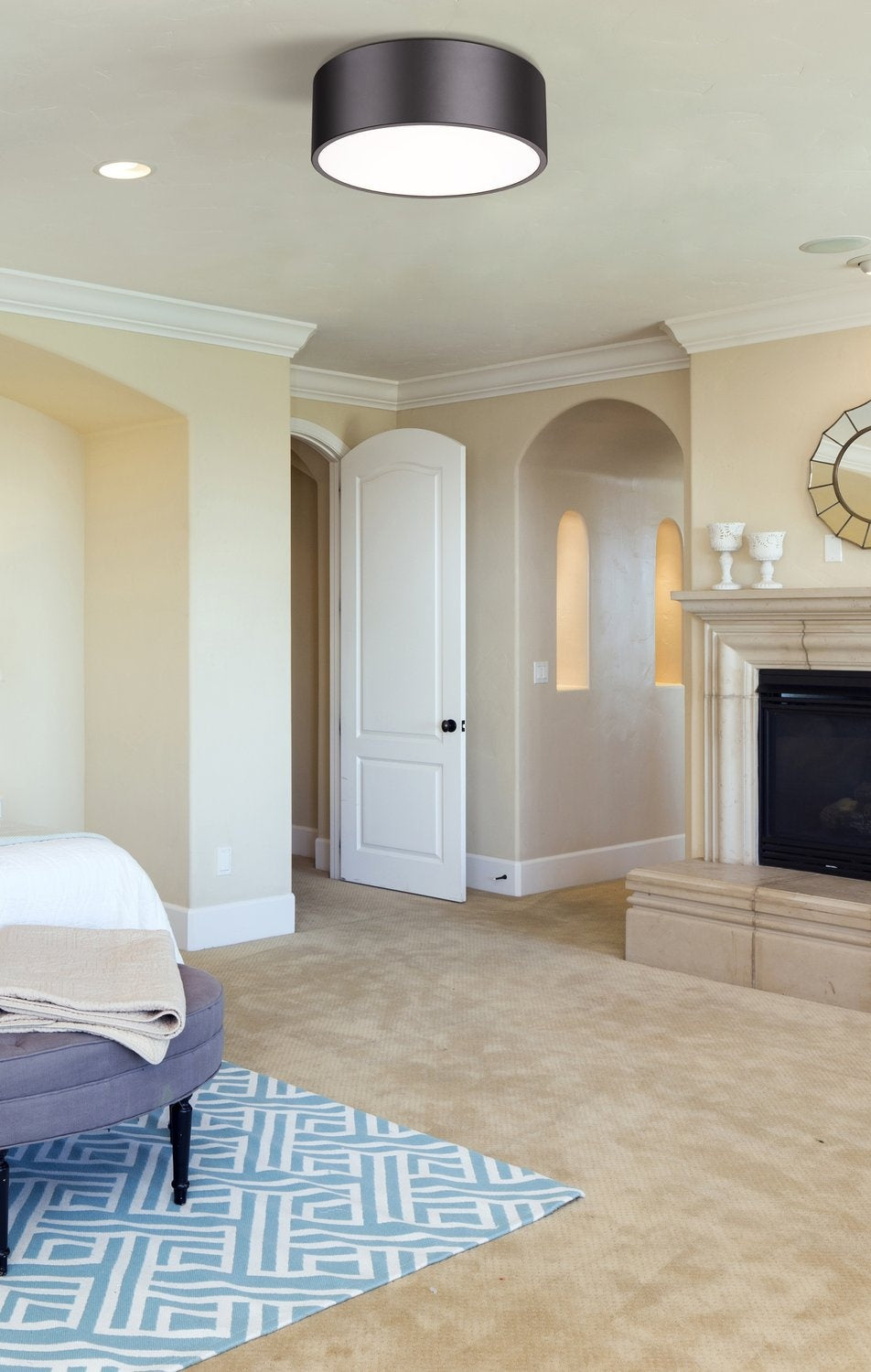 Z-LITE, HARLEY FLUSH MOUNT, FLUSH MOUNT CEILING LIGHTS