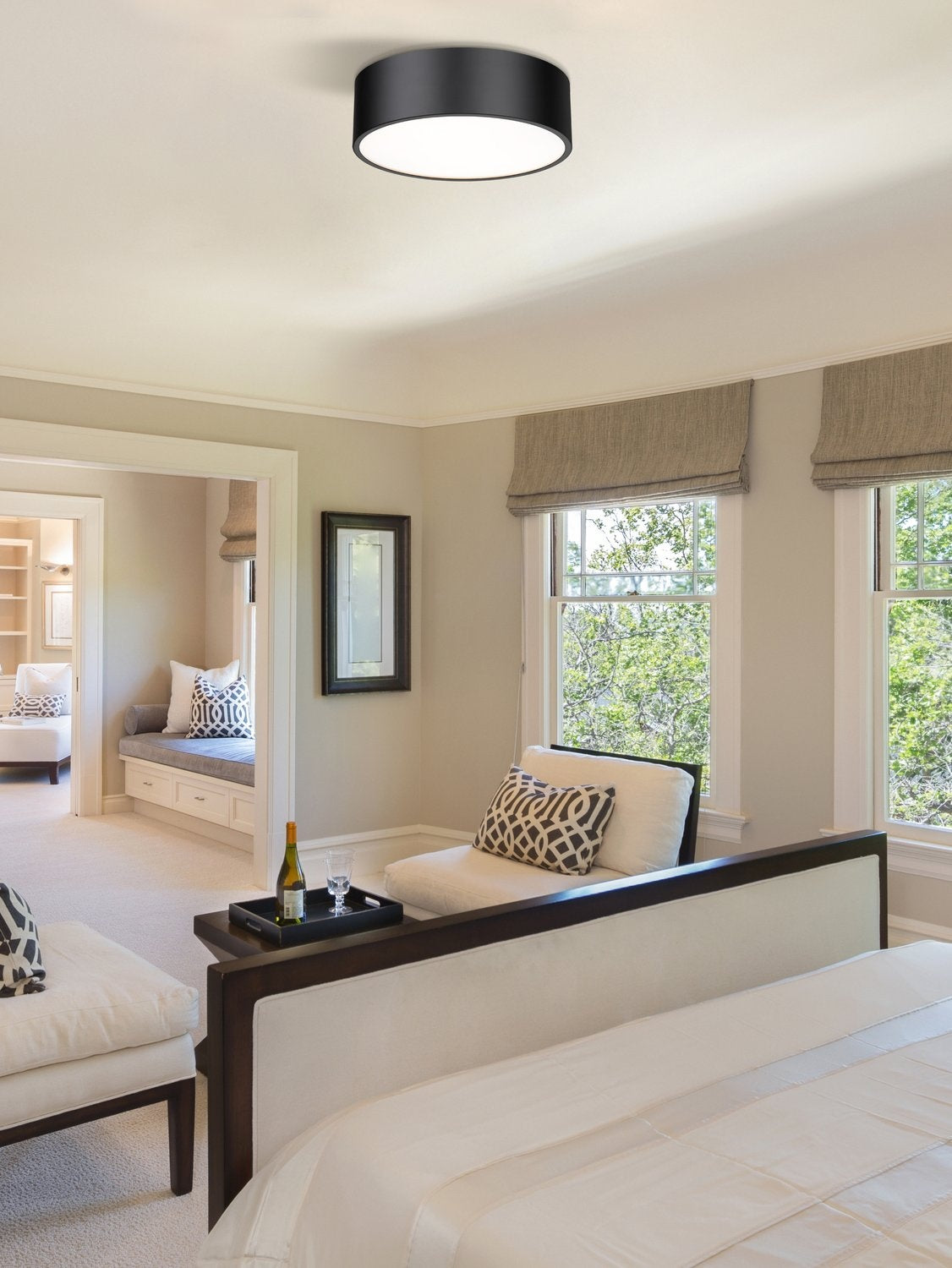 Z-LITE, HARLEY FLUSH MOUNT, FLUSH MOUNT CEILING LIGHTS