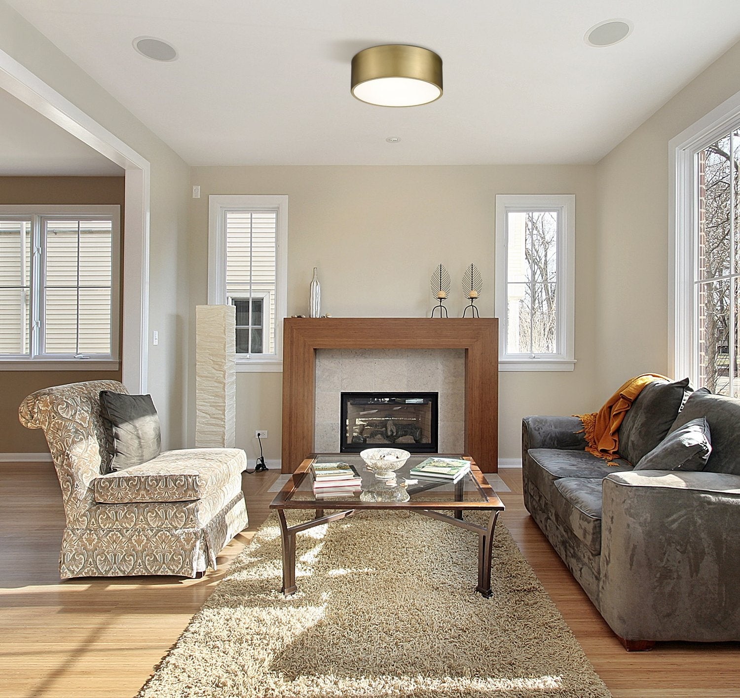 Z-LITE, HARLEY FLUSH MOUNT, FLUSH MOUNT CEILING LIGHTS 