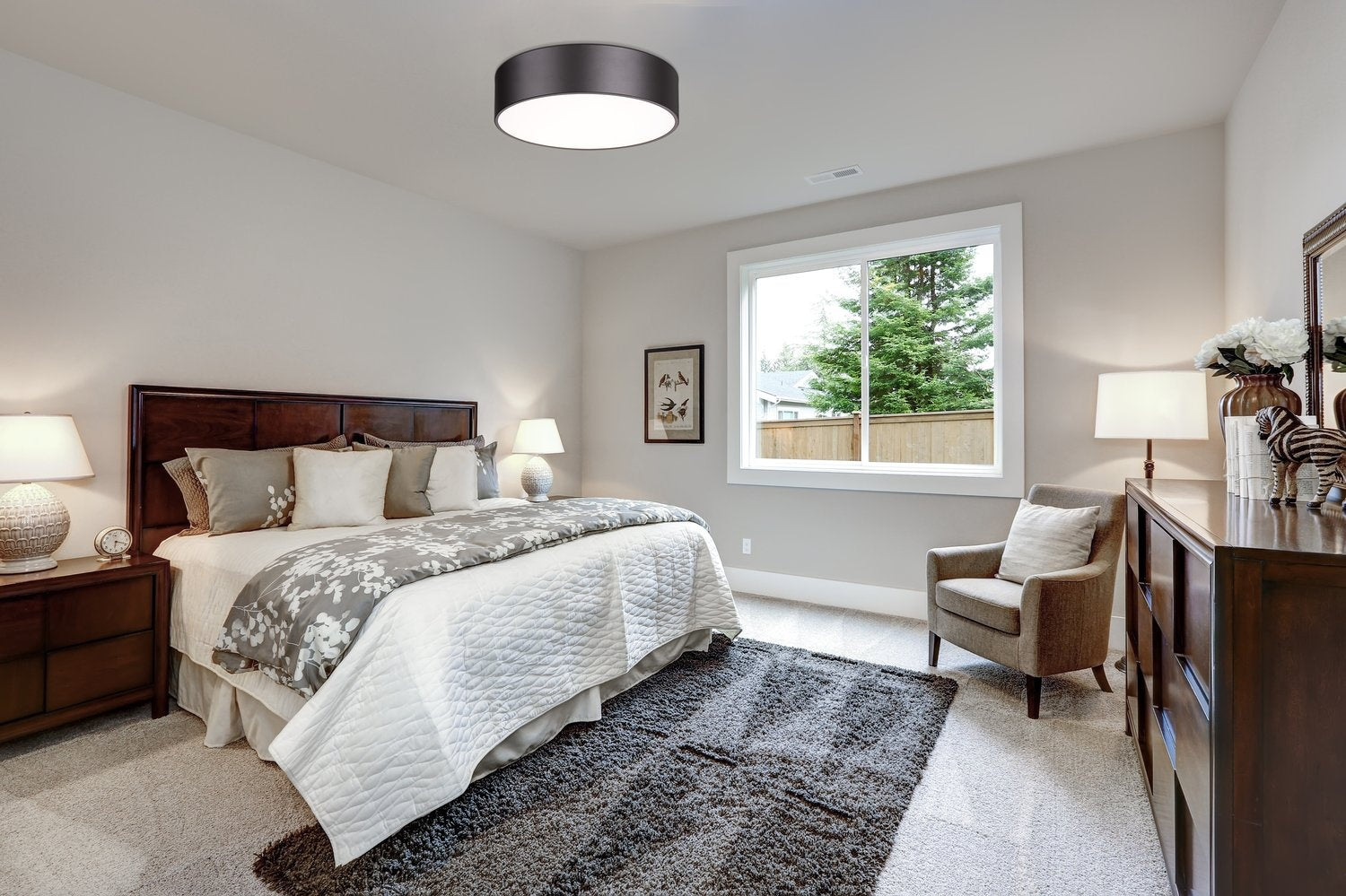 Z-LITE, HARLEY FLUSH MOUNT, FLUSH MOUNT CEILING LIGHTS