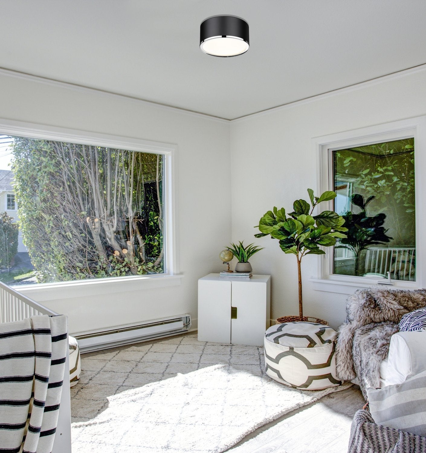 Z-LITE, ARLO FLUSH MOUNT, FLUSH MOUNT CEILING LIGHTS 