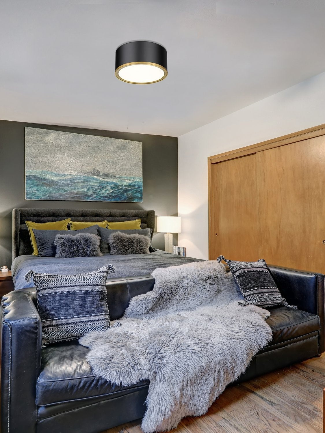 Z-LITE, ARLO FLUSH MOUNT, FLUSH MOUNT CEILING LIGHTS 