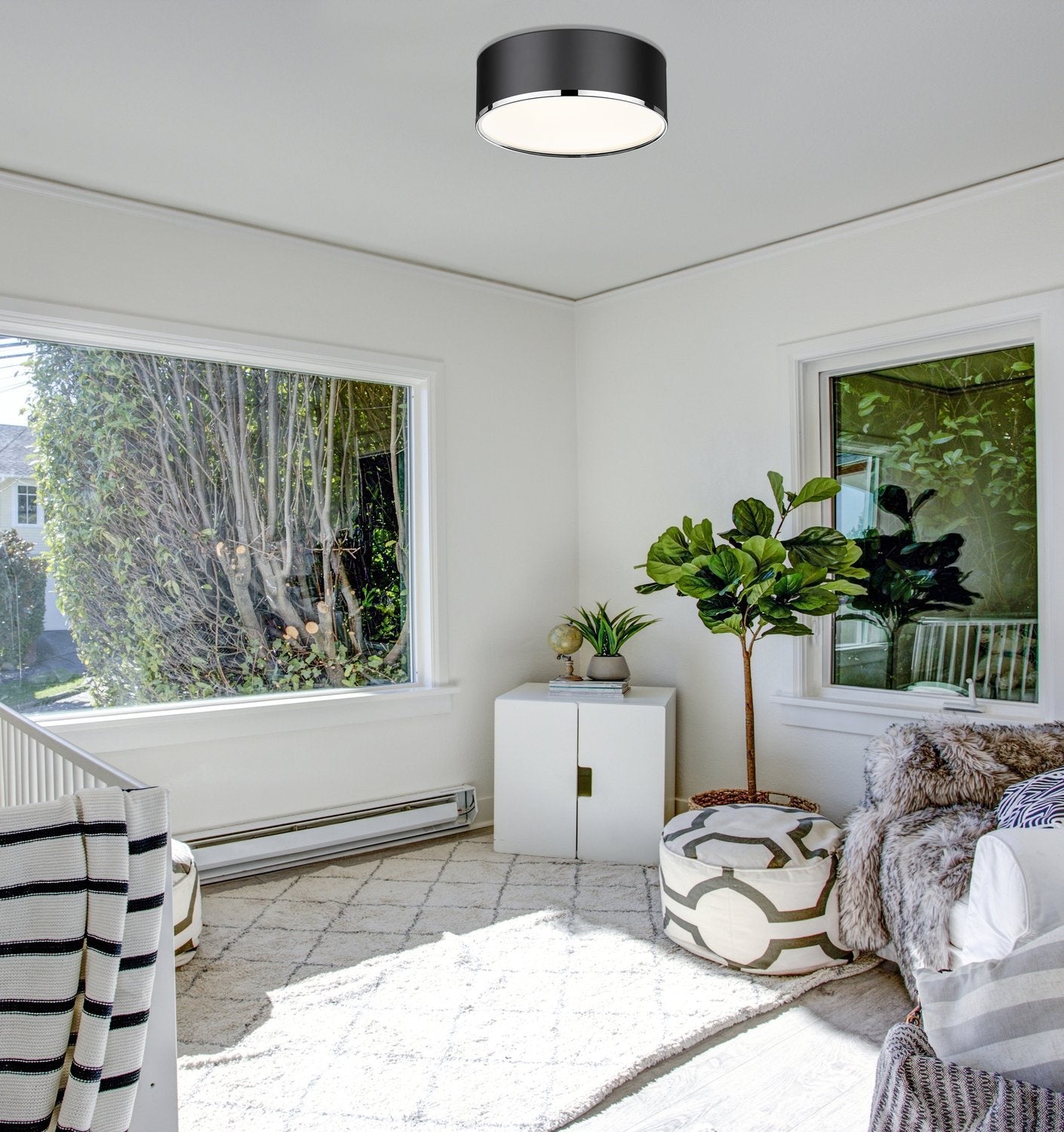 Z-LITE, ARLO FLUSH MOUNT, FLUSH MOUNT CEILING LIGHTS