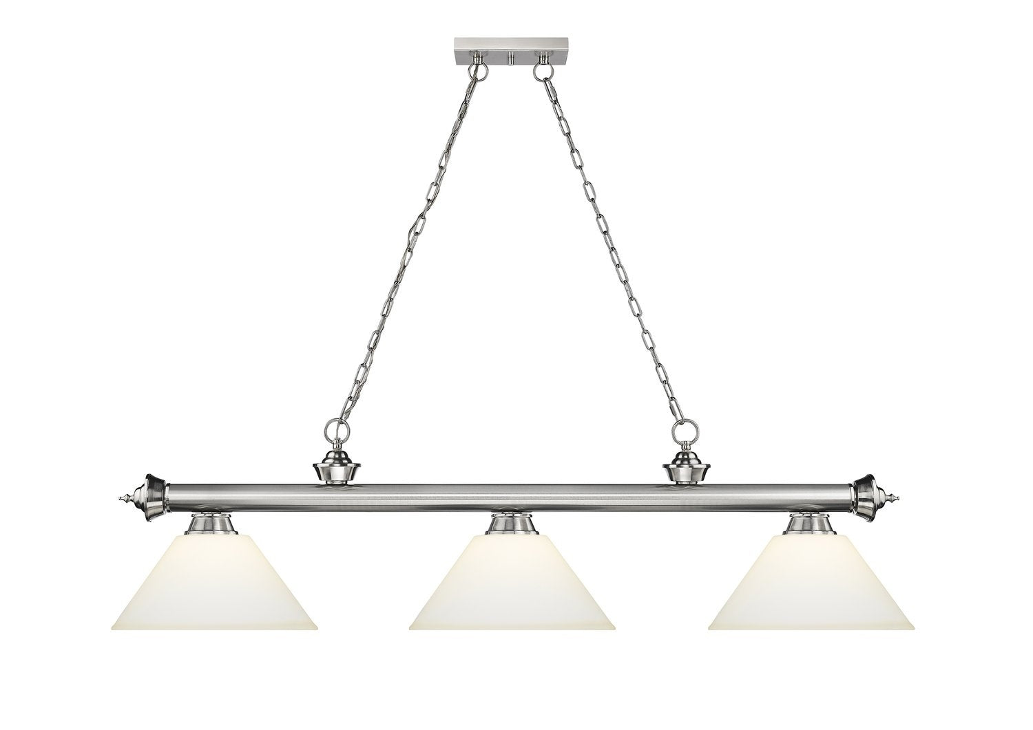 Z-LITE, CORDON 3 LIGHT BILLIARD, LINEAR LIGHT