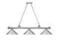 Z-LITE, CORDON 3 LIGHT BILLIARD, LINEAR LIGHT