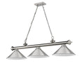 Z-LITE, CORDON 3 LIGHT BILLIARD, LINEAR LIGHT