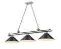 Z-LITE, CORDON 3 LIGHT BILLIARD, LINEAR LIGHT