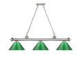 Z-LITE, CORDON 3 LIGHT BILLIARD, LINEAR LIGHT