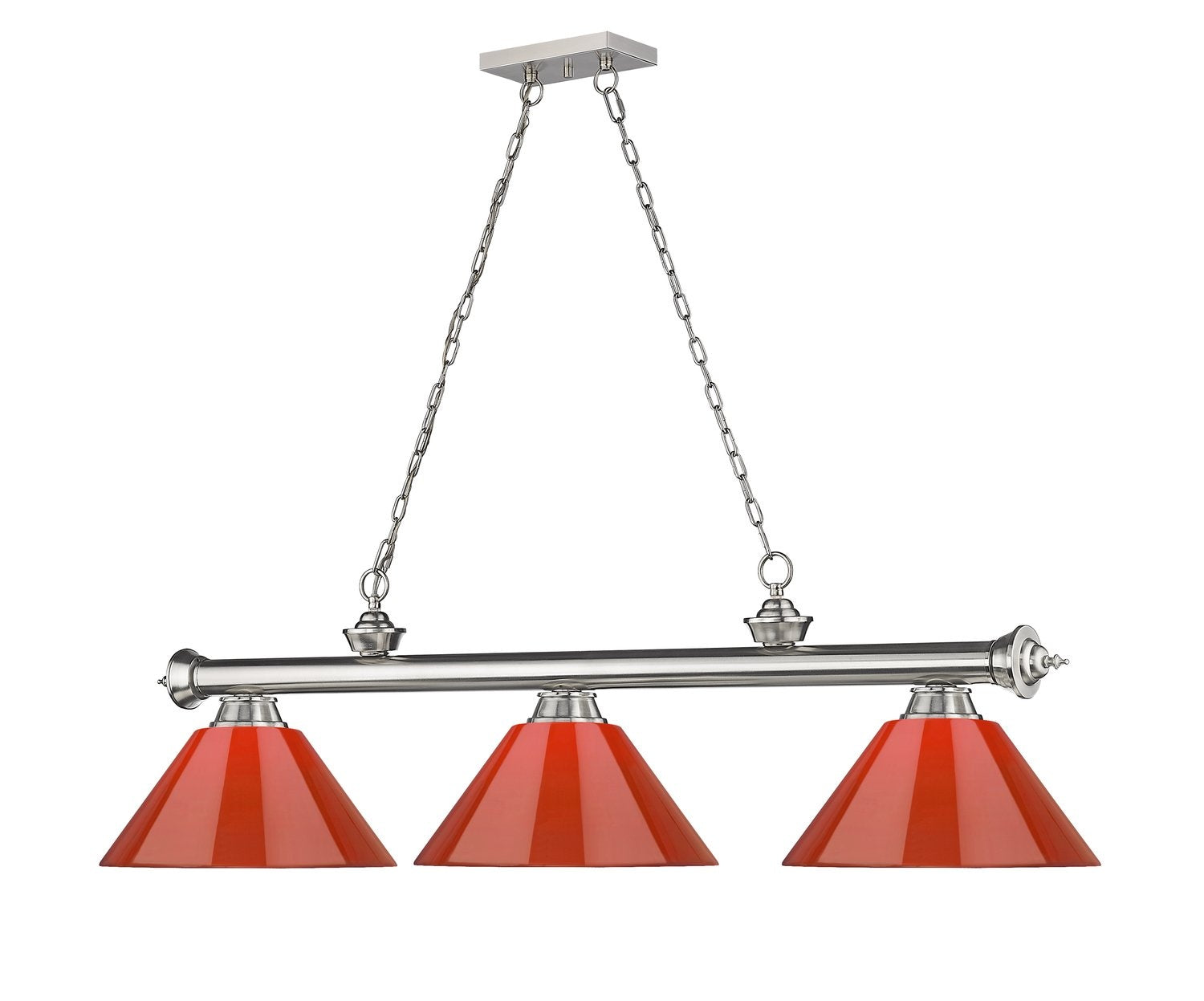 Z-LITE, CORDON 3 LIGHT BILLIARD, LINEAR LIGHT