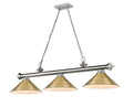 Z-LITE, CORDON 3 LIGHT BILLIARD, LINEAR LIGHT