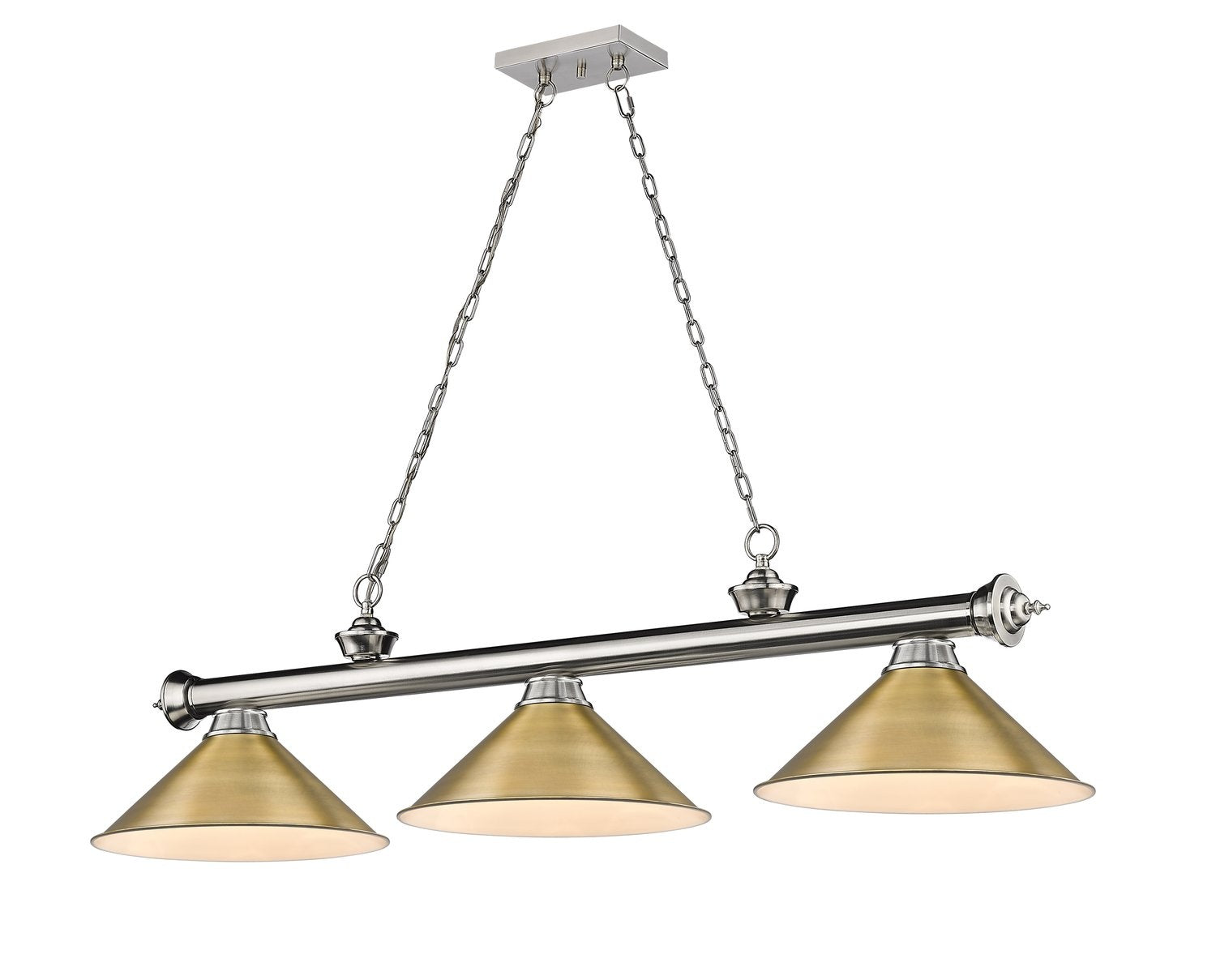 Z-LITE, CORDON 3 LIGHT BILLIARD, LINEAR LIGHT