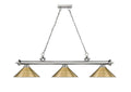 Z-LITE, CORDON 3 LIGHT BILLIARD, LINEAR LIGHT