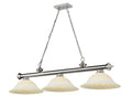Z-LITE, CORDON 3 LIGHT BILLIARD, LINEAR LIGHT