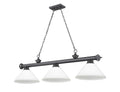 Z-LITE, CORDON 3 LIGHT BILLIARD, LINEAR LIGHT