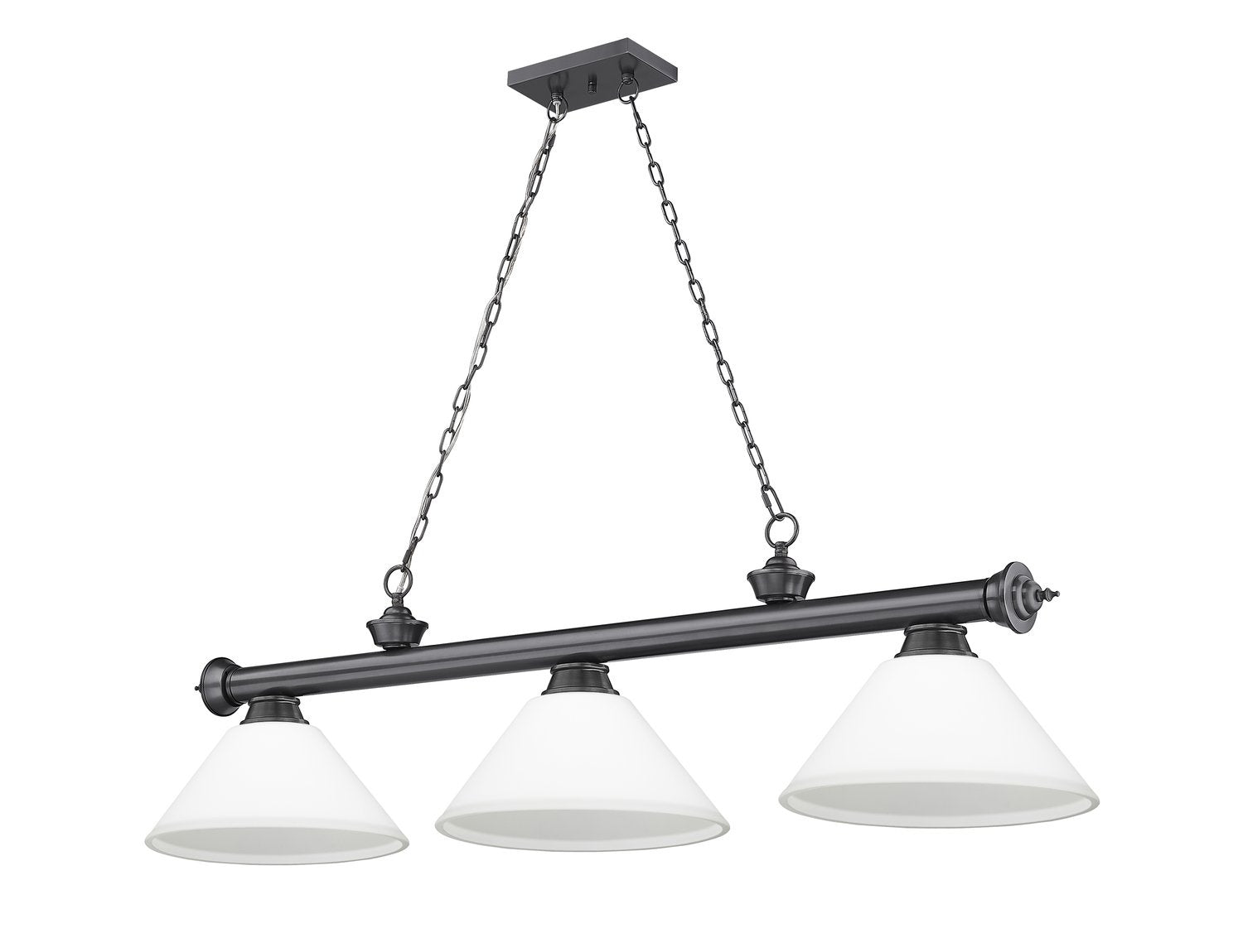 Z-LITE, CORDON 3 LIGHT BILLIARD, LINEAR LIGHT