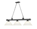 Z-LITE, CORDON 3 LIGHT BILLIARD, LINEAR LIGHT