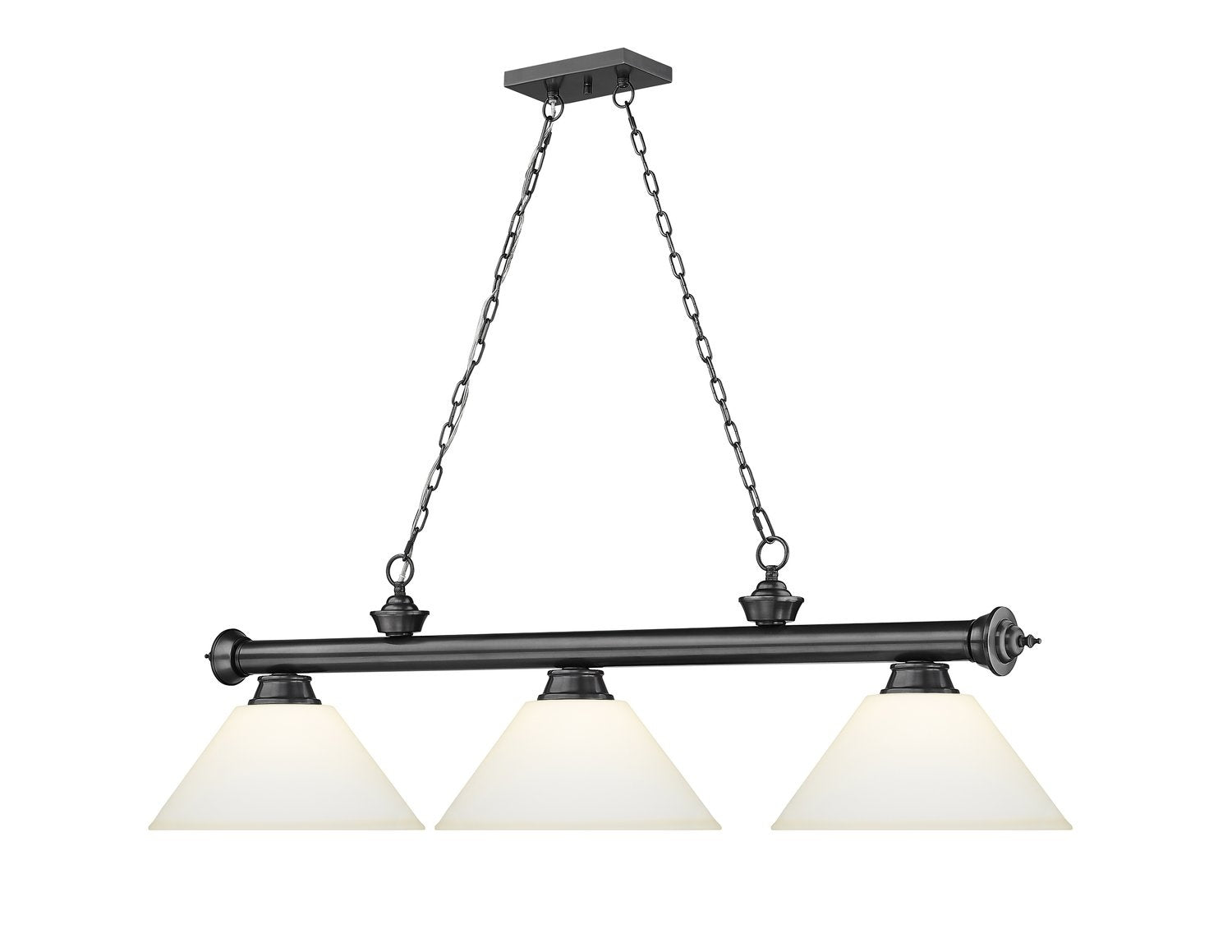 Z-LITE, CORDON 3 LIGHT BILLIARD, LINEAR LIGHT