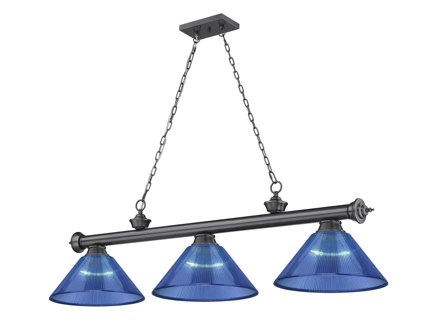 Z-LITE, CORDON 3 LIGHT BILLIARD, LINEAR LIGHT