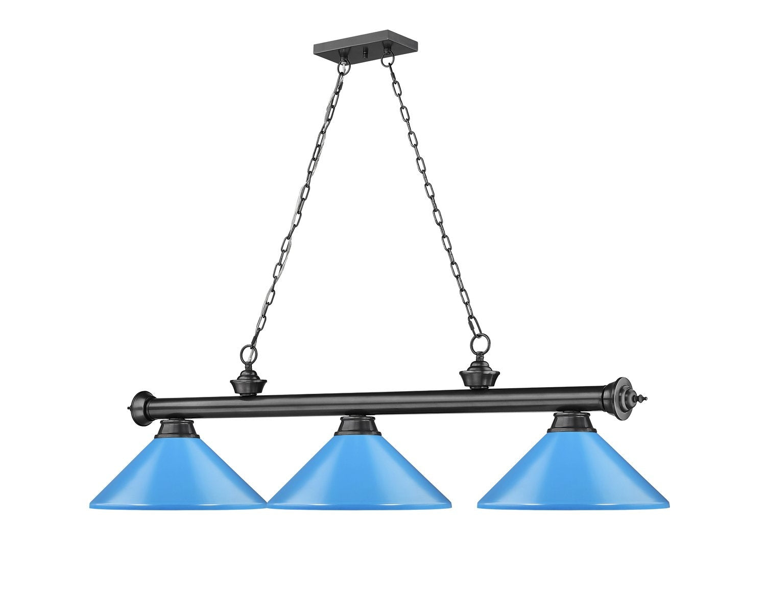 Z-LITE, CORDON 3 LIGHT BILLIARD, LINEAR LIGHT