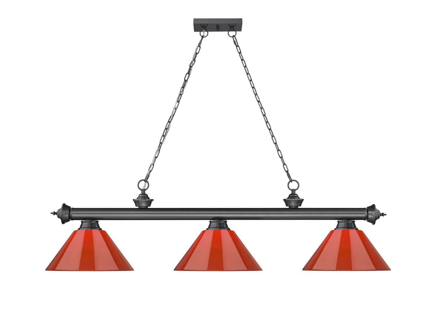 Z-LITE, CORDON 3 LIGHT BILLIARD, LINEAR LIGHT