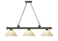 Z-LITE, CORDON 3 LIGHT BILLIARD, LINEAR LIGHT