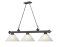 Z-LITE, CORDON 3 LIGHT BILLIARD, LINEAR LIGHT