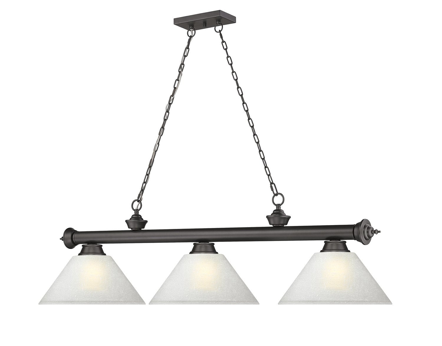 Z-LITE, CORDON 3 LIGHT BILLIARD, LINEAR LIGHT
