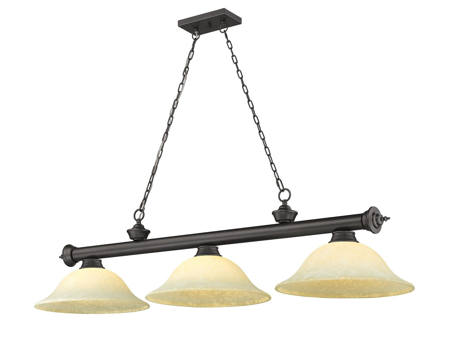Z-LITE, CORDON 3 LIGHT BILLIARD, LINEAR LIGHT