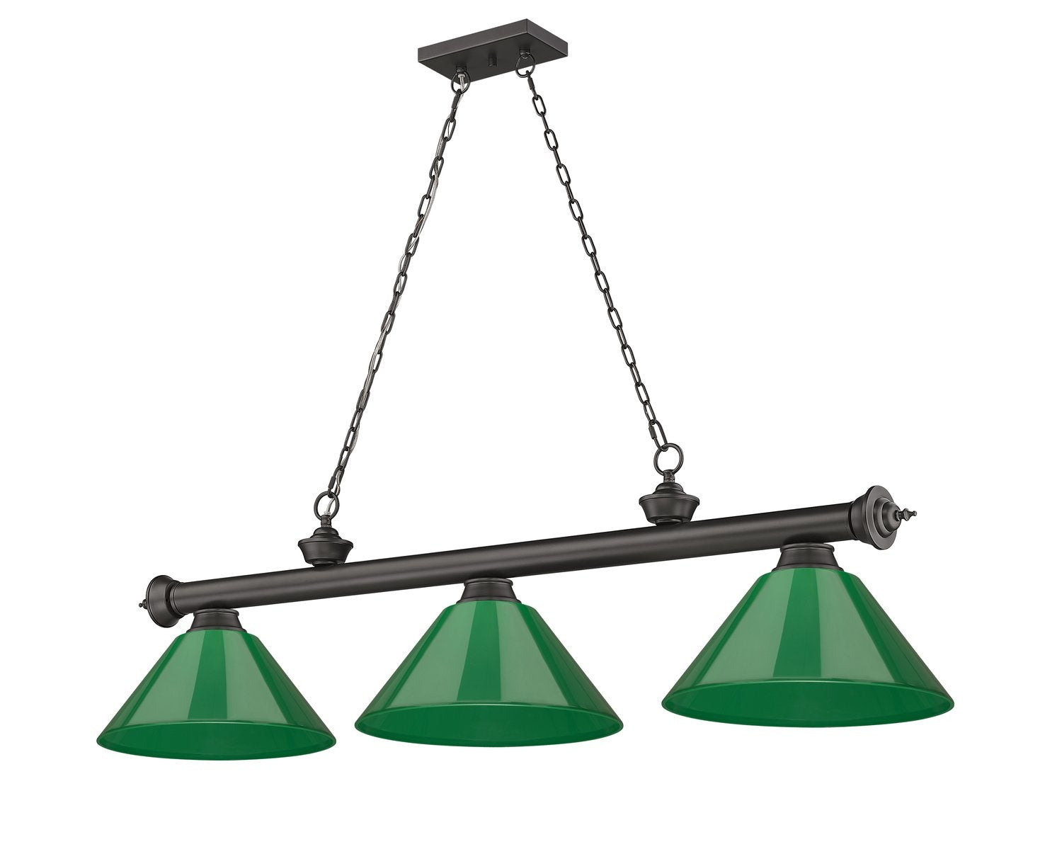Z-LITE, CORDON 3 LIGHT BILLIARD, LINEAR LIGHT