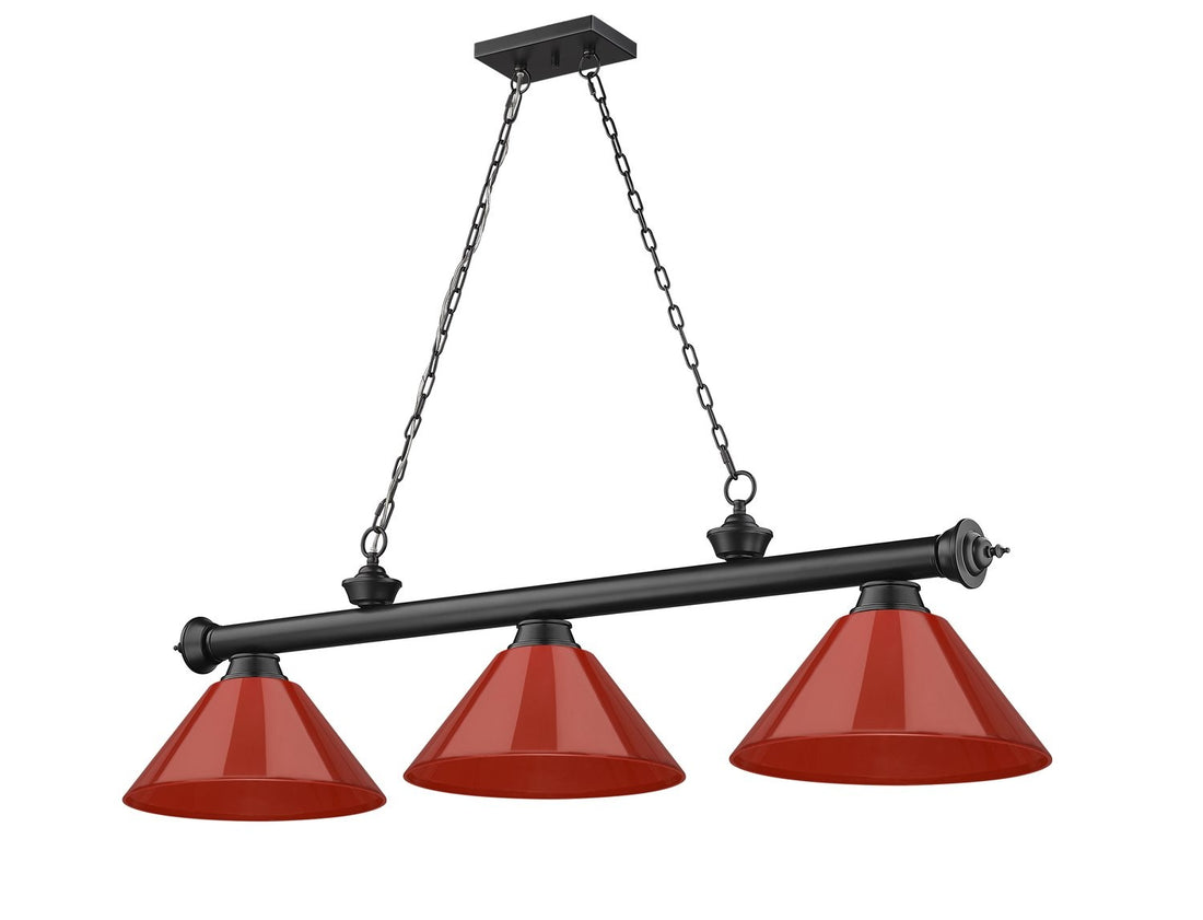 Z-LITE, CORDON 3 LIGHT BILLIARD, LINEAR LIGHT