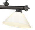 Z-LITE, CORDON 3 LIGHT BILLIARD, LINEAR LIGHT