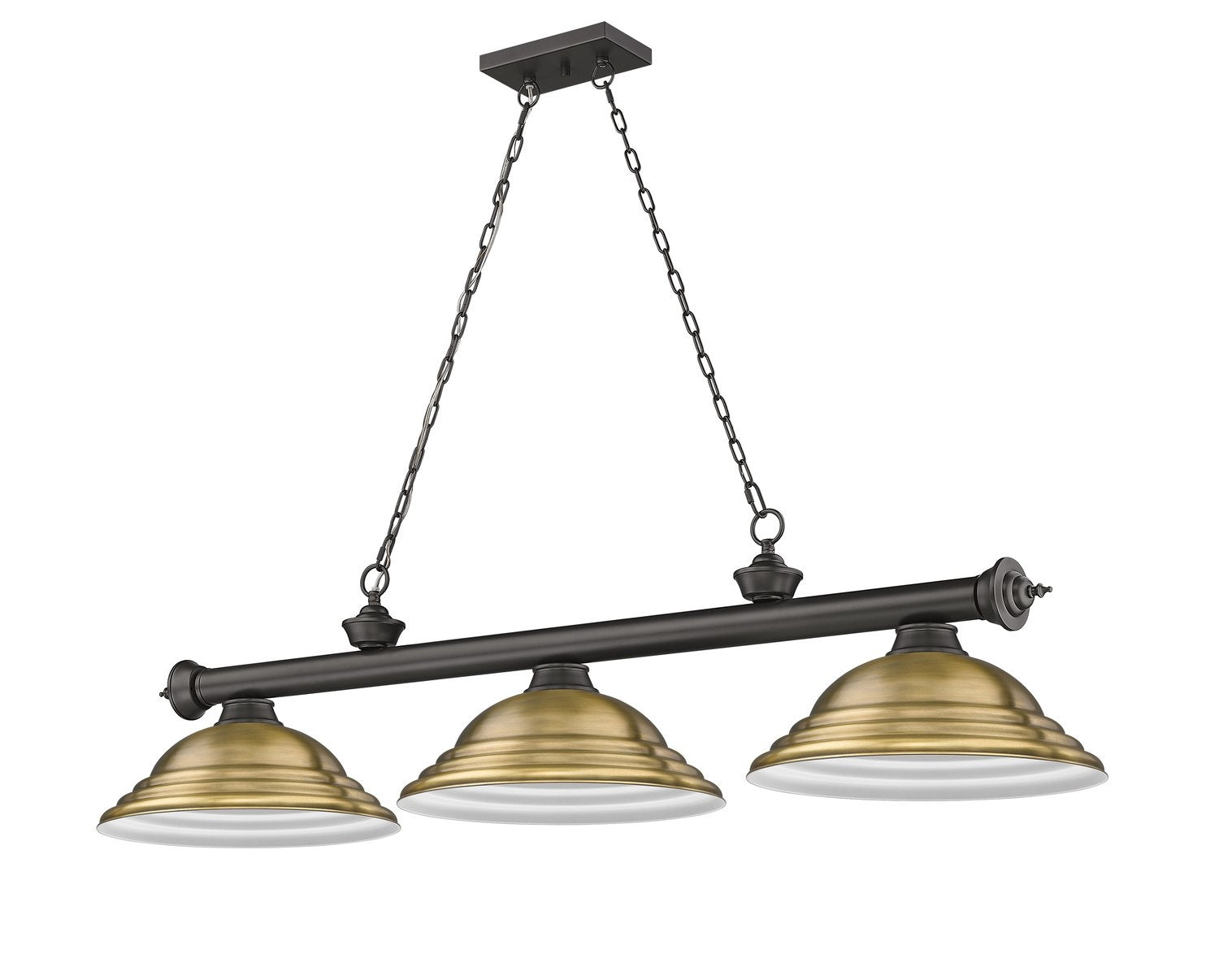 Z-LITE CORDON 3 LIGHT BILLIARD | 2306-3BRZ-SRB