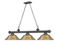 Z-LITE CORDON 3 LIGHT BILLIARD | 2306-3BRZ-SRB