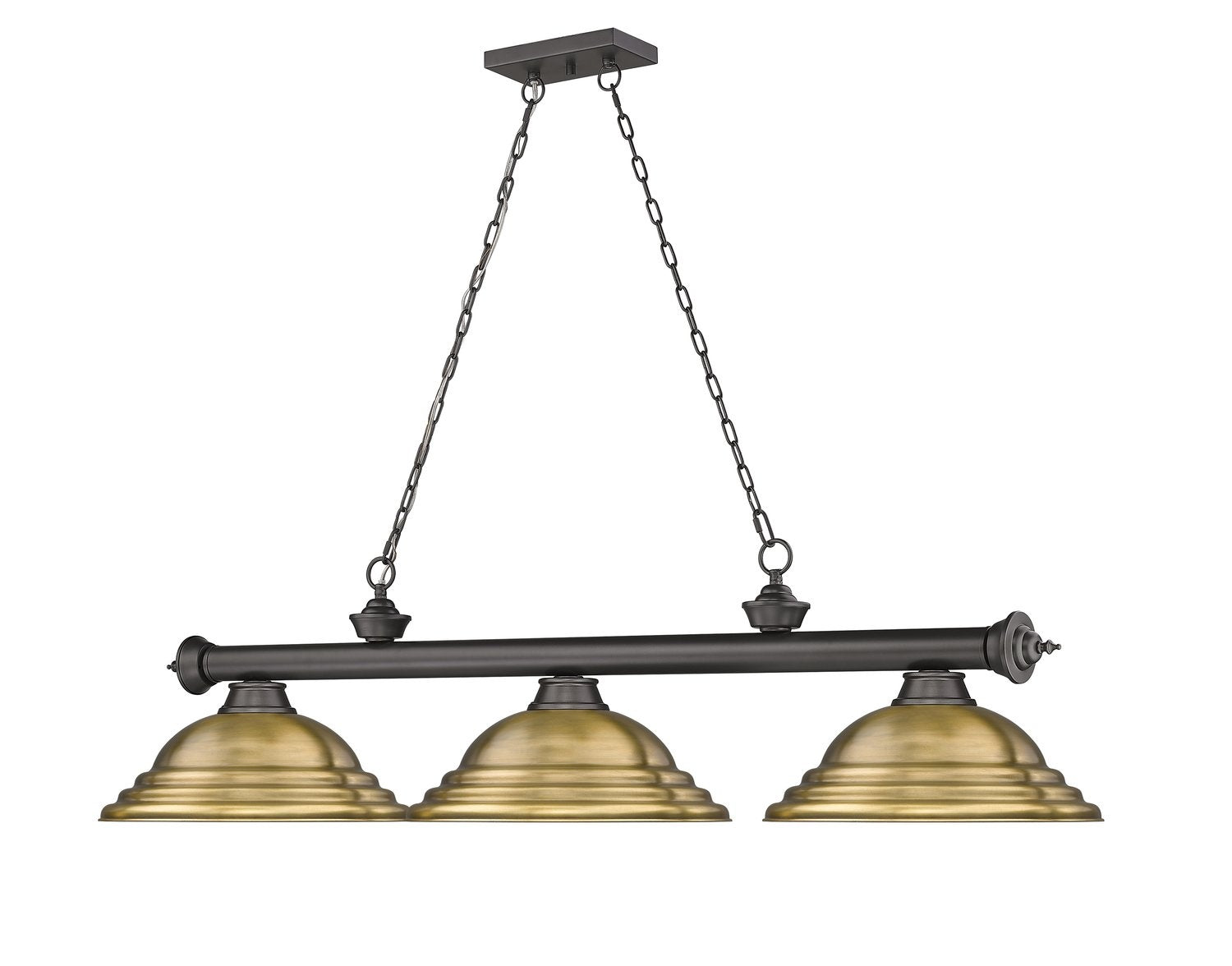 Z-LITE CORDON 3 LIGHT BILLIARD | 2306-3BRZ-SRB