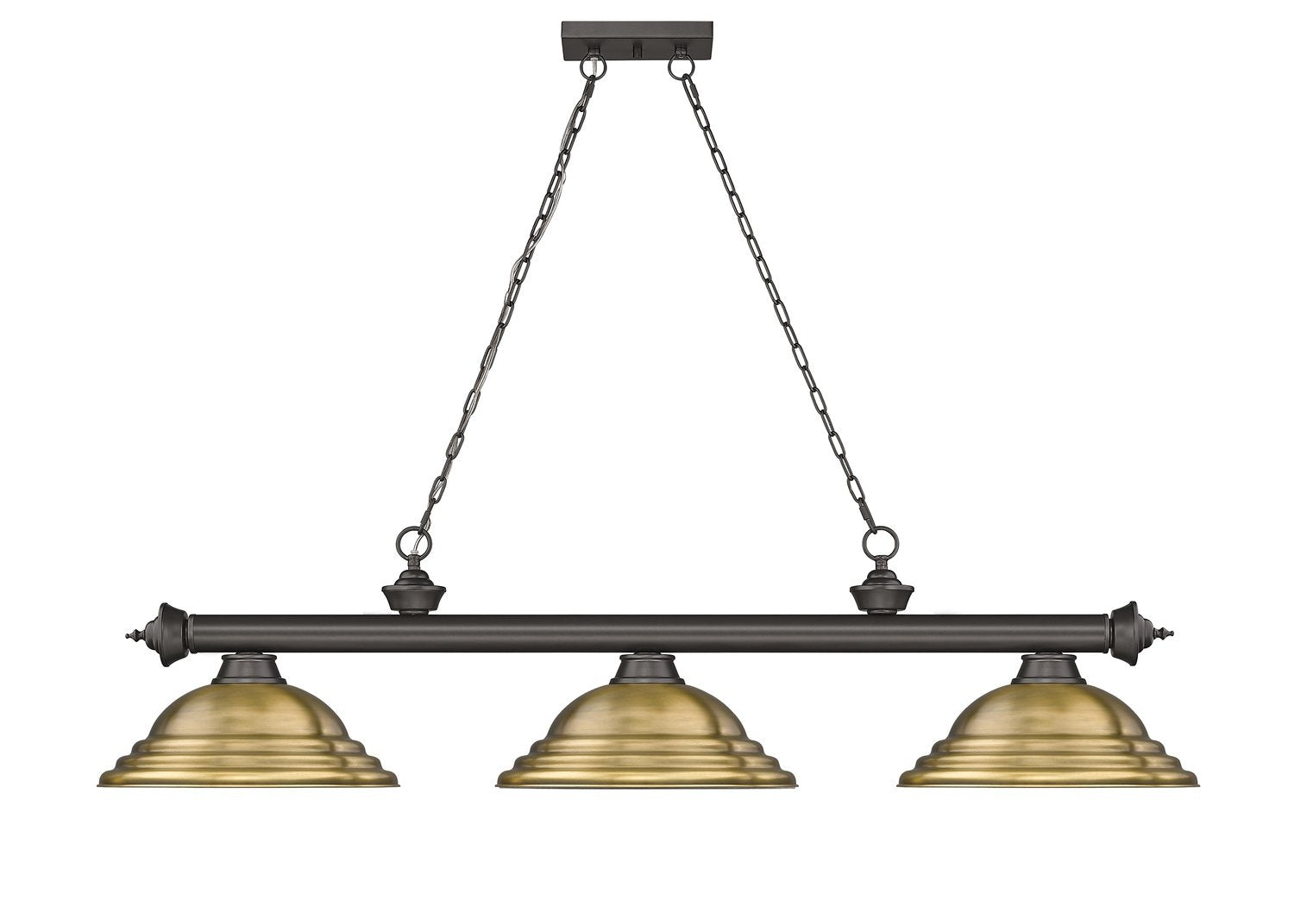 Z-LITE CORDON 3 LIGHT BILLIARD | 2306-3BRZ-SRB