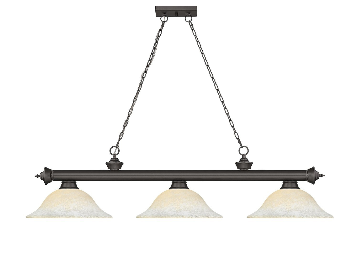 Z-LITE, CORDON 3 LIGHT BILLIARD, LINEAR LIGHT