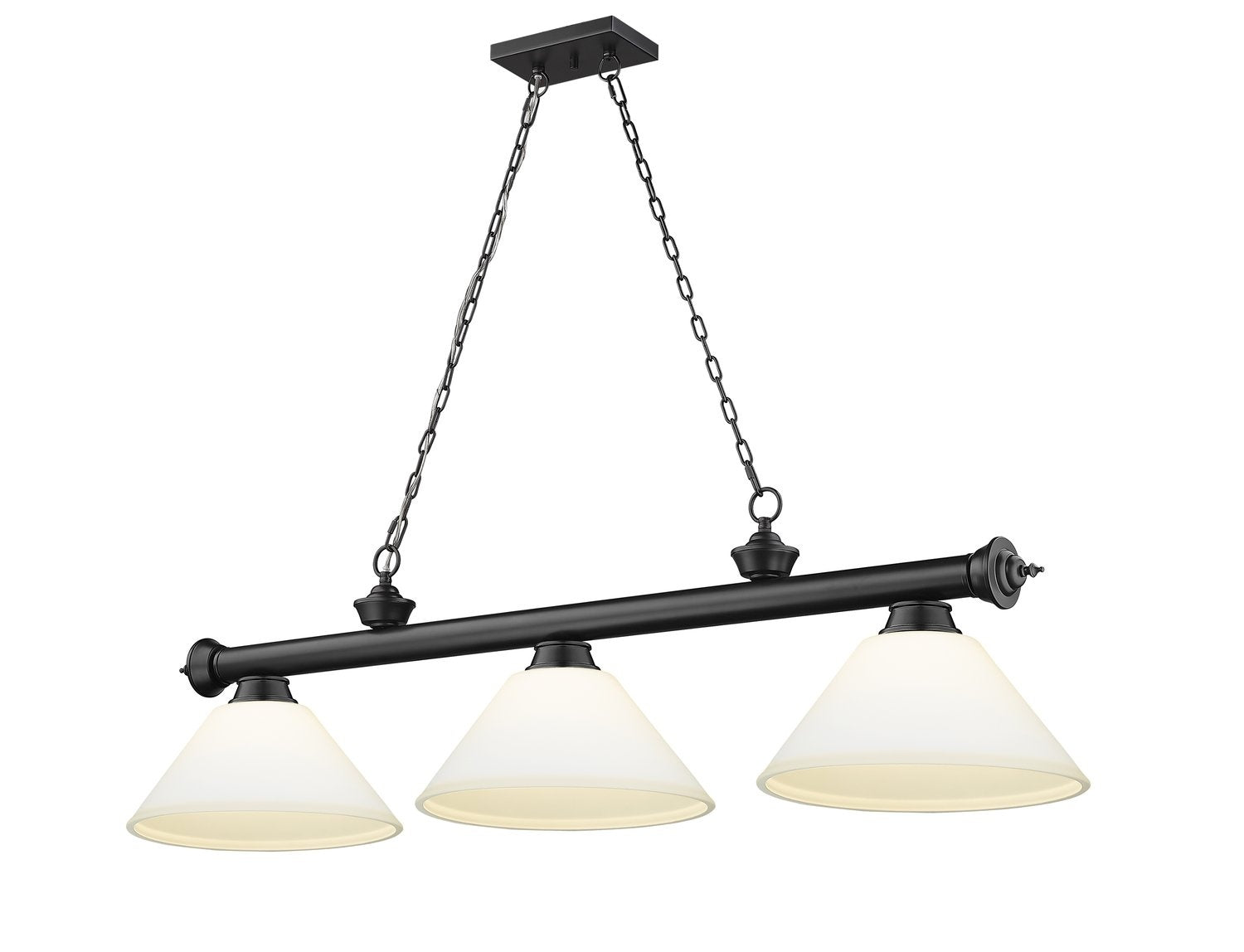 Z-LITE, CORDON 3 LIGHT BILLIARD, LINEAR LIGHT