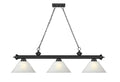 Z-LITE, CORDON 3 LIGHT BILLIARD, LINEAR LIGHT