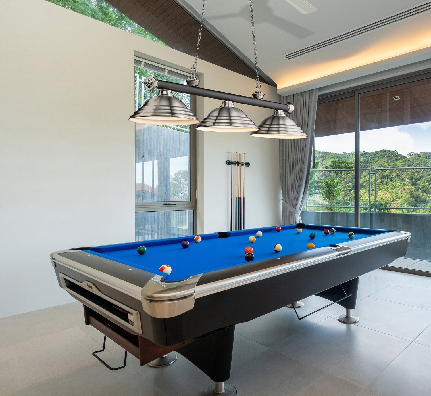 Z-LITE, CORDON 3 LIGHT BILLIARD, LINEAR LIGHT