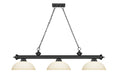 Z-LITE, CORDON 3 LIGHT BILLIARD, LINEAR LIGHT