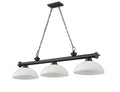 Z-LITE CORDON 3 LIGHT BILLIARD | 2306-3MB-DWL14