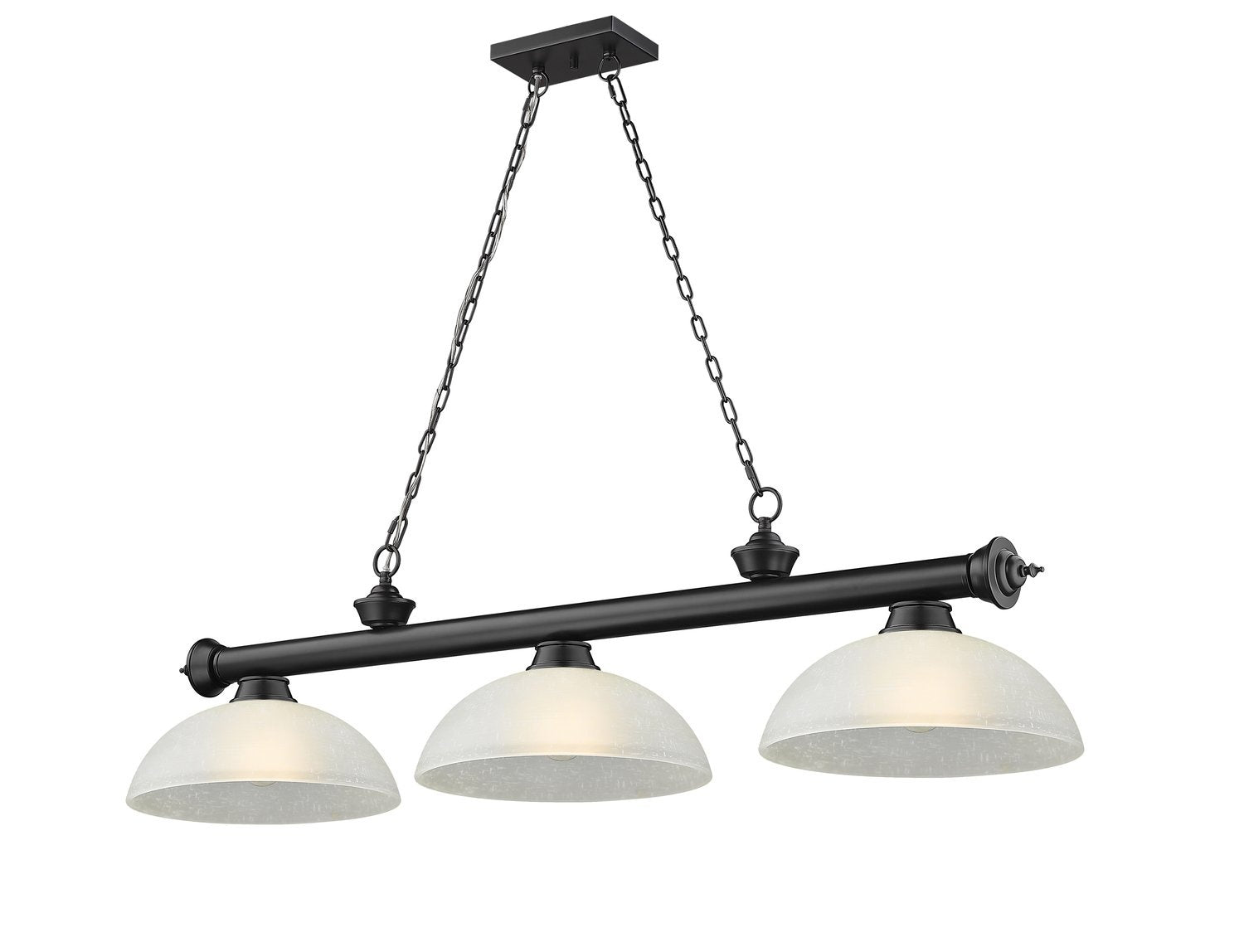 Z-LITE CORDON 3 LIGHT BILLIARD | 2306-3MB-DWL14