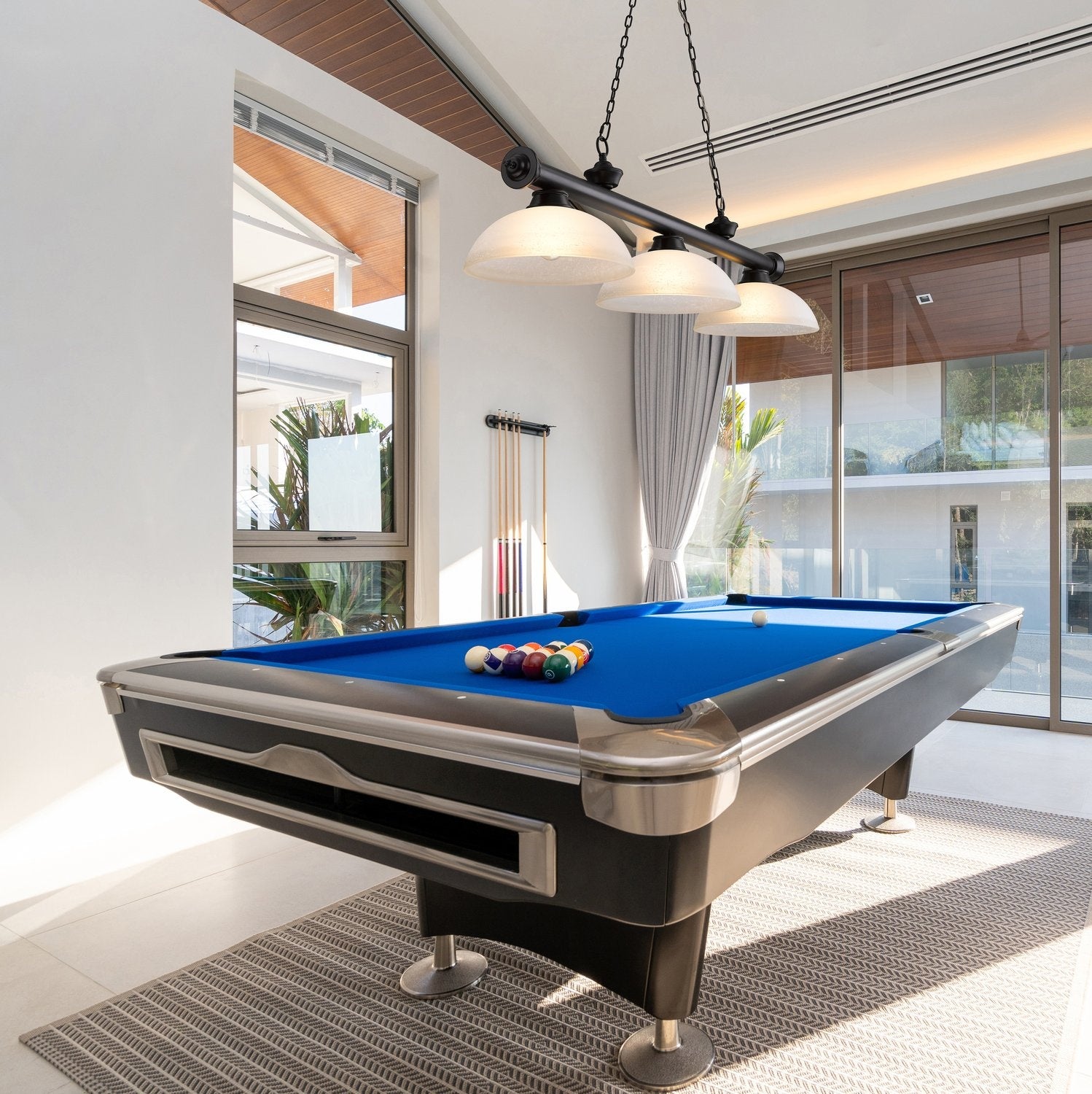 Z-LITE CORDON 3 LIGHT BILLIARD | 2306-3MB-DWL14