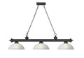 Z-LITE CORDON 3 LIGHT BILLIARD | 2306-3MB-DWL14