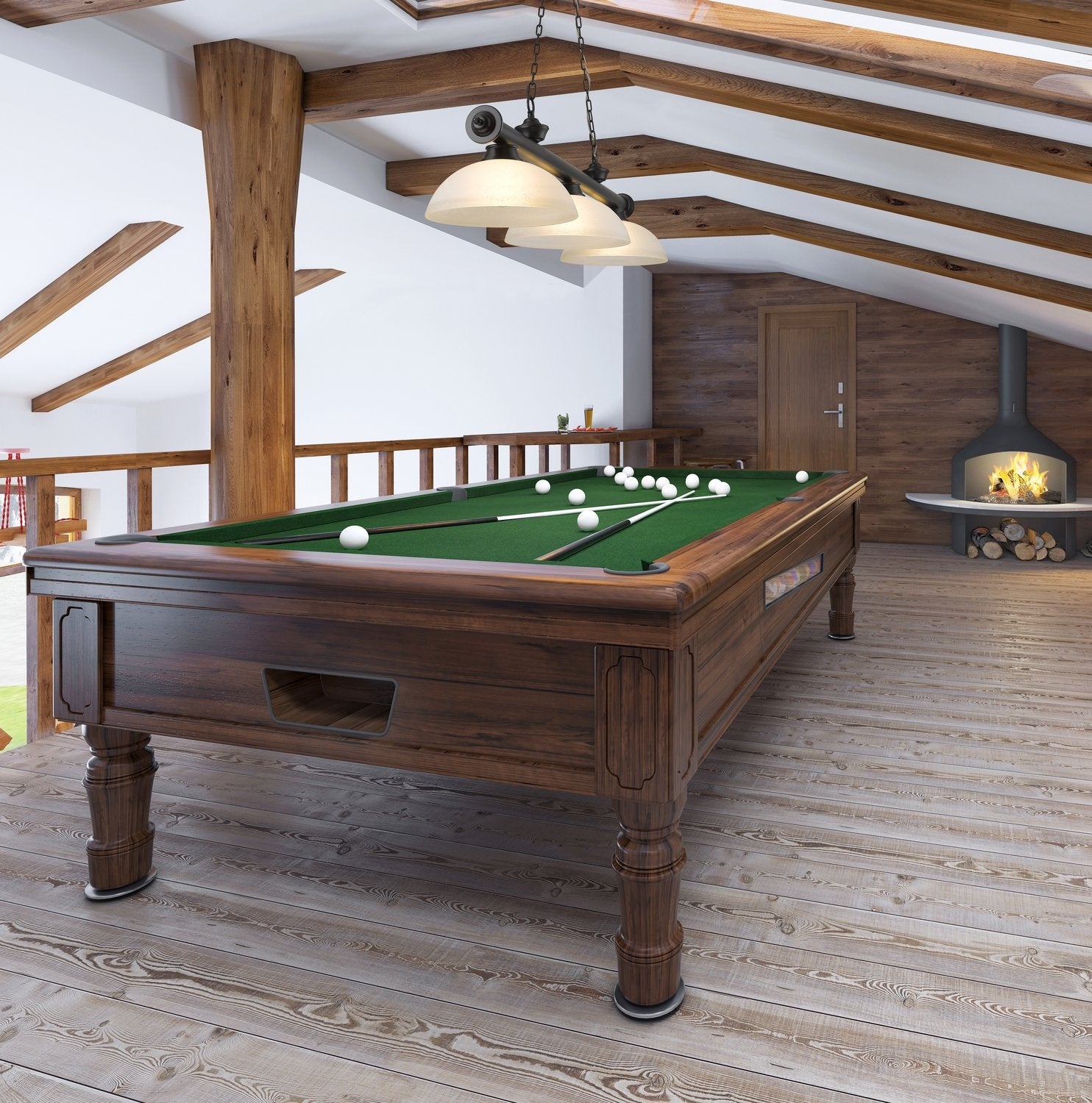 Z-LITE CORDON 3 LIGHT BILLIARD | 2306-3MB-DWL14