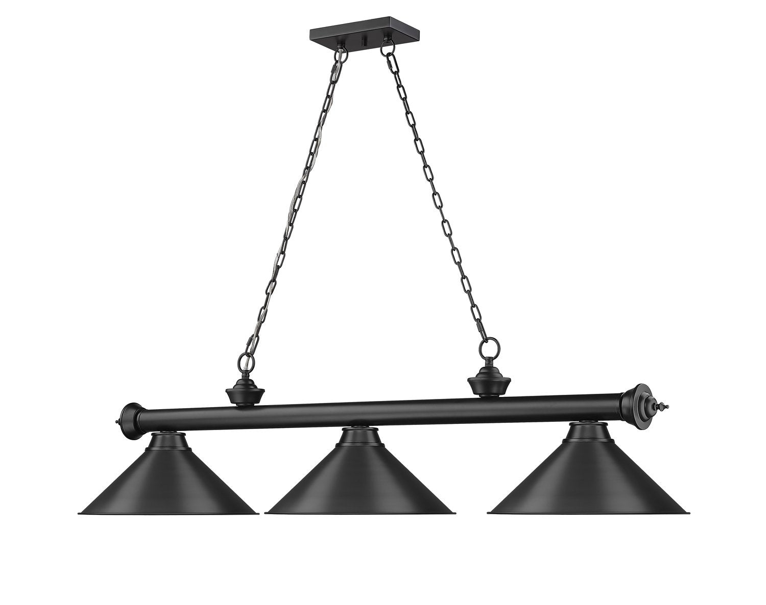 Z-LITE, CORDON 3 LIGHT BILLIARD, LINEAR LIGHT