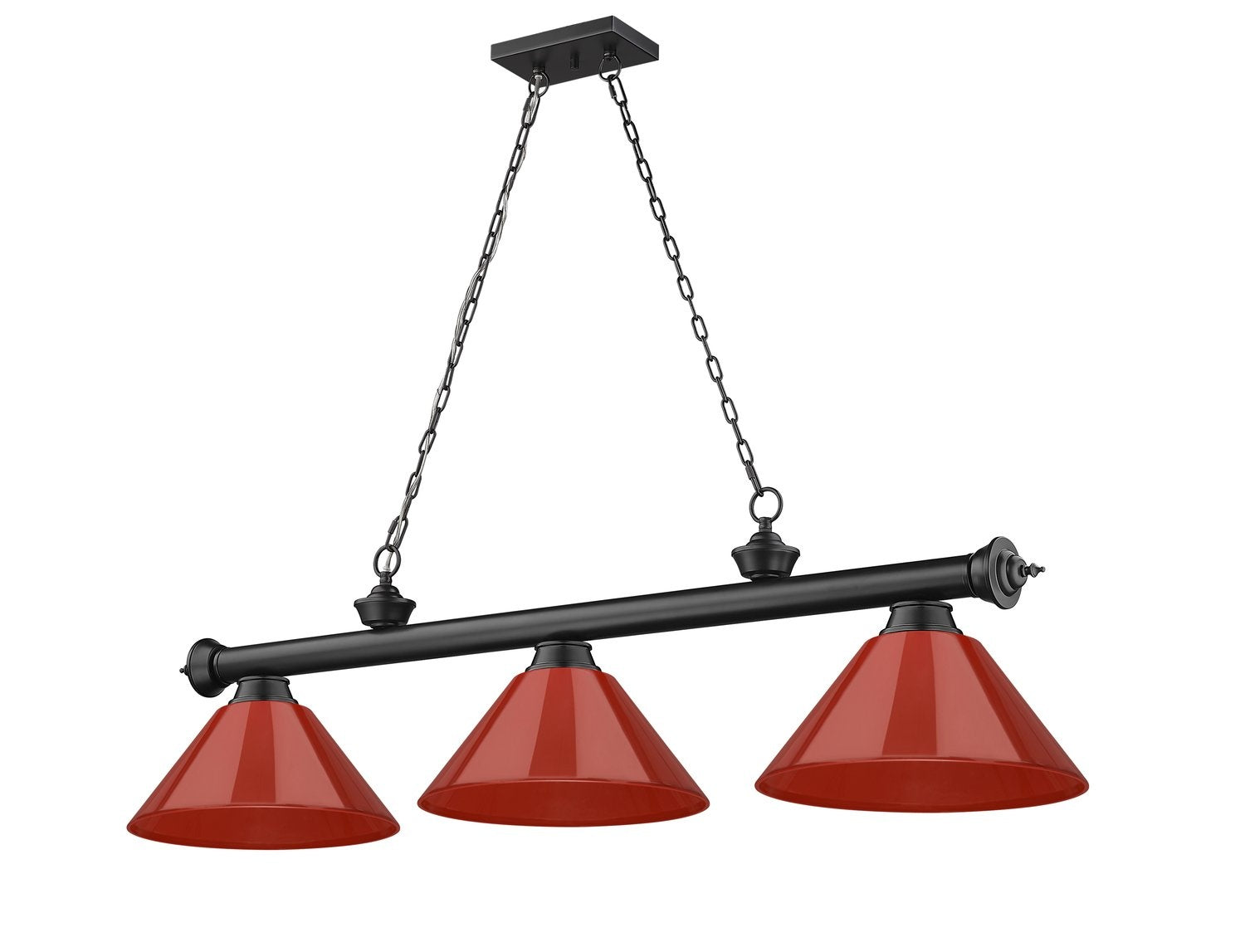 Z-LITE, CORDON 3 LIGHT BILLIARD, LINEAR LIGHT