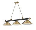 Z-LITE CORDON 3 LIGHT BILLIARD | 2306-3MB-RB-SRB